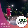 thumbnail image 4 of Wosthever 4 unids/set correa de brazo luminosa con correa ajustable portátil y a prueba de arañazos para correr de noche Ropa Deportiva, Zapatos verde, 4 of 6