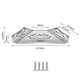 thumbnail image 3 of Conector de Esquina para Muebles de Ángulo de Acero Soporte de Esquina para Estante Soporte para Gabinete de Silla de Ángulo Universal, 3 of 5