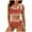 RD2, variant on Swimsuits for Women 2025 High Waisted Bikini Sets Sporty 2Pcs Swimsuit Color Block High Cut Bathing Suits Green M