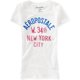 thumbnail image 1 of Aeropostale Puff Glitter W 34th Camiseta gráfica para mujer, blanca, pequeña Aeropostale Camiseta gráfica, 1 of 1