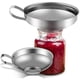 thumbnail image 2 of Embudo para enlatar, paquete de 2 embudos de acero inoxidable para cocina, embudo para tarro, 2 of 8