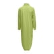 thumbnail image 5 of Falda larga y camisa de vestir lisa de moda para mujer: vestido tipo cárdigan de manga larga, poliéster, tallas S-XXL, adecuado para primavera/otoño, el color blanco puede ser transparente, 5 of 5