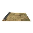 thumbnail image 2 of Ahgly Company Indoor Square Patchwork Brown Transitional Area Rugs, 4' Square, 2 of 4
