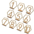 thumbnail image 3 of FRCOLOR  Set of 2 Black Table Numbers Decor Home Event Wedding Banquet, 3 of 8