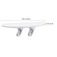 thumbnail image 2 of TEHAUX 1Set Marine Grade Stainless Steel Boat Cleat for Boating 8 Inches, 2 of 5