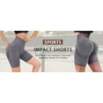 thumbnail image 6 of Women's Seamless High Waisted Biker Shorts Sculpting Compression Workout Shorts, 6 of 8