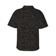 thumbnail image 3 of Goofa Doodle Dinosaur Hawaiian Shirt for Men, Unisex Summer Beach Casual Short Sleeve Button Down Shirts,Aloha Tropical Floral print shirt-3X-Large, 3 of 9