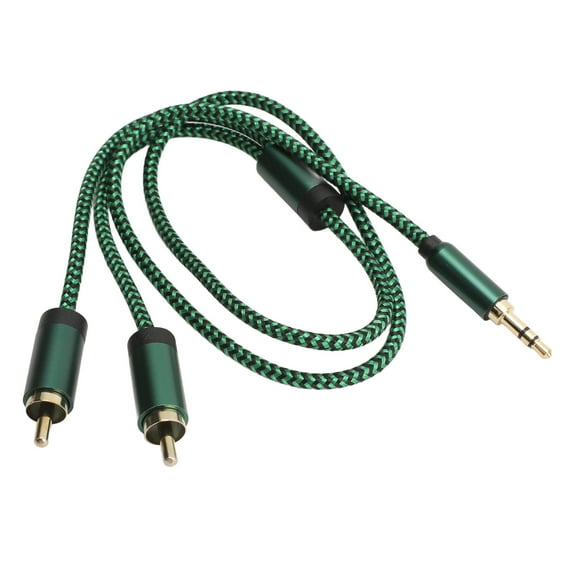 Sound 3.5mm Y Splitter Cable 1.64FT HiFi Stereo Sound Headphone Jack Adapter Male to Aux Sound Cable for Smartphone Speaker MP3 Tablet HDTV