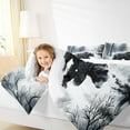 thumbnail image 4 of Manfei 3D Farmhouse Bear Queen Comforter Set, Woodland Animal Bedding Sets, Teens Boys Girls Kids Bedding Comforter Set, Ultra Soft Home Decor, 3pcs, 4 of 8
