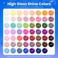 thumbnail image 2 of Set de esmaltes de uñas en gel Beetles, 63 unidades, 55 colores, verano, para mujer, 2 of 8