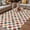 Multicolor, variant on Colorful Checkered Outdoor Rug for Patio/Deck/Porch, Non-Slip Large Area Rug 5 x 7 Ft, Vintage Plaid Grid Geometric Beige Indoor Outdoor Rugs Washable Area Rugs, Reversible Camping Rug Carpet Runner
