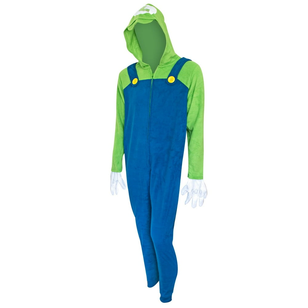 Super Mario Bros. Luigi Costume Men's Union SuitS/M
