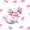 Pink White, variant on Erosebridal Cute Axolotl 7-Piece Twin Bedding Sets For Kids,Pink Girly Bow Bedding Comforter Set For Girls,Pink Reversible