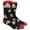 Cartoon / Food / Pizza Pizza - Black / Red, variant on Mens Novelty Socks Colorful Funny Pattern Dress Casual Socks- Cartoon/The Taco Stand - Black, 10-13, 1 Pair
