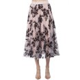 thumbnail image 1 of Falda midi flores negras, 1 of 5