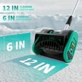 thumbnail image 4 of Souffleuse à Neige Sans Fil - 12 Po, 20 V, Pelle à Neige avec Souffleuse à Neige à Batterie avec Plaque Directionnelle et Poignée avant Réglable (Pile 4 Ah et Chargeur Rapide), 4 of 8