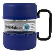 Gamma2 Vittles Vault Travel-Tainer Portable Dry Food Storage Pet Feeding System, Royal Blue, Up To 3 Pound Capacity