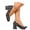 Black, variant on Women's Square Cap Toe Low Block Pumps Comfortable Cute Polka Dot Heels for Women Wedding Party Prom Nightclub On Black White Formal Dress Shoes Black 39