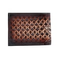 thumbnail image 2 of CTM®  Feather Tooled Leather Bifold Wallet (Men's), 2 of 4