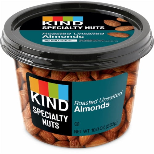 2X-KIND Roasted Unsalted Almonds - 10 oz