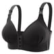 thumbnail image 1 of WILLBEST Brasieres Comodos Para Mujer Sujetador Fino Sin Aros De Acero Para Mujer, Color Liso, Con Botones Delanteros, Transpirable, Con Frunces, Ropa Interior Cómoda., 1 of 3