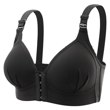 CAICJ98 Plus Size Lingerie Dry Running Underwear Woman Shockproof Size Large with String Bras Quick Fitness 36/80 Black