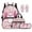 Axolotl Daisy, variant on Capybara Cherry Blossom Girls Backpack With Pencil Case For Girls Small Lunch Bag Pencil Pouch Small Bookmark 5 PCS Large Capacity Backpack Back To School Gifts For Kids