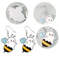thumbnail image 3 of pendientes de elementos de halloween, pendientes divertidos de halloween, 3 of 5
