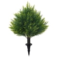 thumbnail image 2 of Artificial Cedar Spherical Plant Outdoor Indoor Decor, UV Resistant, Low Maintenance Faux Tree for Porch, Patio, Garden, Home, 2 of 6