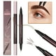 thumbnail image 4 of Lápiz de cejas microblading resistente al agua 2 en 1, punta de pincel con 4 puntas de horquilla para cejas con aspecto de pelo natural, maquillaje de cejas, lápiz de cejas de 2 ml., 4 of 5