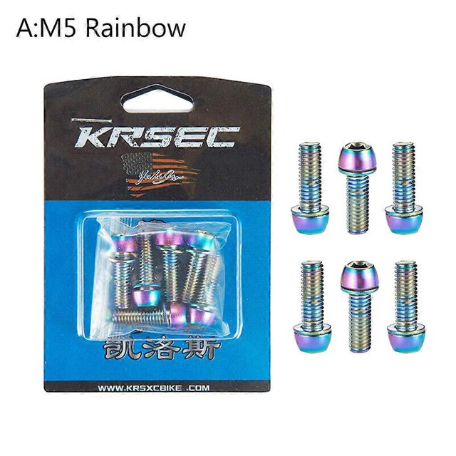 18mm M5 M6 Bicycle Stem Screws Fixing Screw Bike Screw Repair Tools Mountain Tool Stem Bicycle Components C