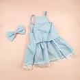 thumbnail image 4 of Vestido de princesa para perro, decoración con lazo, bonito vestido para mascota, gatito, cachorro, perros pequeños, medianos, gatos, ropa de verano para cachorros, 4 of 6