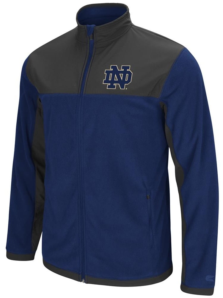 Notre Dame Fighting Irish Men's Full Zip Fleece Jacket by Colosseum
