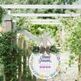 thumbnail image 5 of Eveokoki Happy Passover - Hanging Porch Pesach Jewish Holiday Party Outdoor Decorations - Front Door Decor - 12x12Inches, 5 of 5