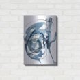thumbnail image 3 of Luxe Metal Art 'Story Of Hope Blue' by Andrea Haase Metal Wall Art, 16"x24", 3 of 9