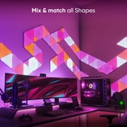 Nanoleaf Shapes Triangles Smarter Kit, 5PK Indoor Modern Modular LED Wall Light Panels