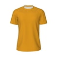 thumbnail image 5 of Wukai Goldenrod Print Men's Short-Sleeved Mesh T-Shirt,Quick-Dry Short Sleeve Workout T-Shirt-Medium, 5 of 8