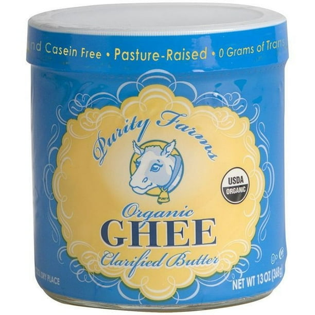 Purity Farms Organic Ghee Clarified Butter 13 Oz (Pack of 12) Walmart