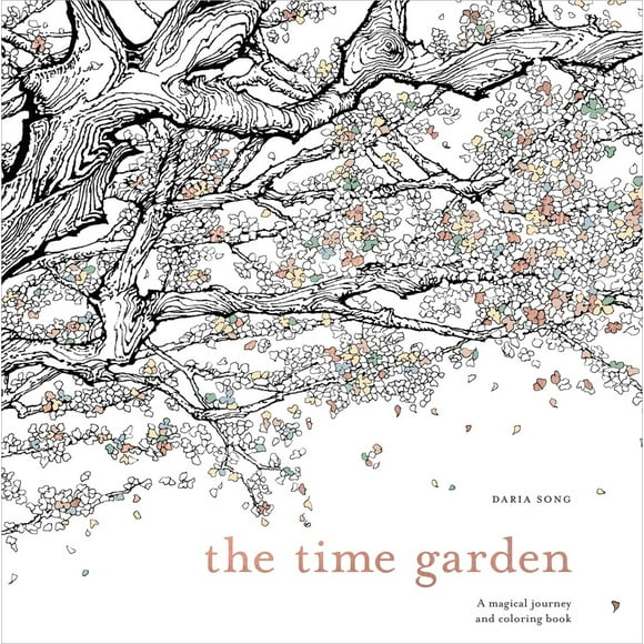 Le Temps Jardin Coloriage Livre-