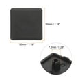 thumbnail image 2 of Unique Bargains Standard Plastic Square Aluminum Extrusion End Cap Black 30x30mm Trolley, Fish Tank Rack, Storage Rack 30Pcs, 2 of 6