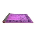 thumbnail image 2 of Ahgly Company Indoor Round Oriental Purple Industrial Area Rugs, 6' Round, 2 of 4