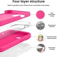 thumbnail image 2 of Compatible with iPhone 15 Case, Upgrade Defender Liquid Silicone, [Enhanced Camera Protection] [Soft Anti-Scratch Microfiber Lining] Shockproof Phone Case for iPhone 15 6.1 inch - Hot Pink, 2 of 14