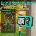 thumbnail image 5 of RESTMO Sprinkler Timer, Pure Brass Inlet & Outlet Water Timer, Garden Hose Timer with 3 Separate Programs for Automatically Water Lawn and Control Drip Irrigation, 5 of 10