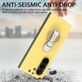 thumbnail image 5 of Ring Holder Case Compatible with Samsung Galaxy Z Fold 6 Case, Slim Thin Solid Sturdy Hard PC All-Inclusive Anti-Drop Built-in Screen Protector Case for Samsung Galaxy Z Fold 6 5G, Yellow, 5 of 12