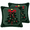 Dark Green, variant on LOMYOLO Christmas Pillow Covers 18x18 Inch Set of 2, Dark Green 3D Plush Christmas Tree Throw Pillow Covers with Bow and Embroidered Accents, Holiday Winter Couch Sofa Home Decor