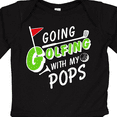 thumbnail image 4 of Inktastic Going Golfing with My Pops Kids Golf Boys or Girls Long Sleeve Baby Bodysuit, 4 of 5