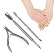thumbnail image 2 of Graflsoa Professional Stainless Steel Cuticle Care Kit for Nail Maintenance and Manicure, 2 of 6