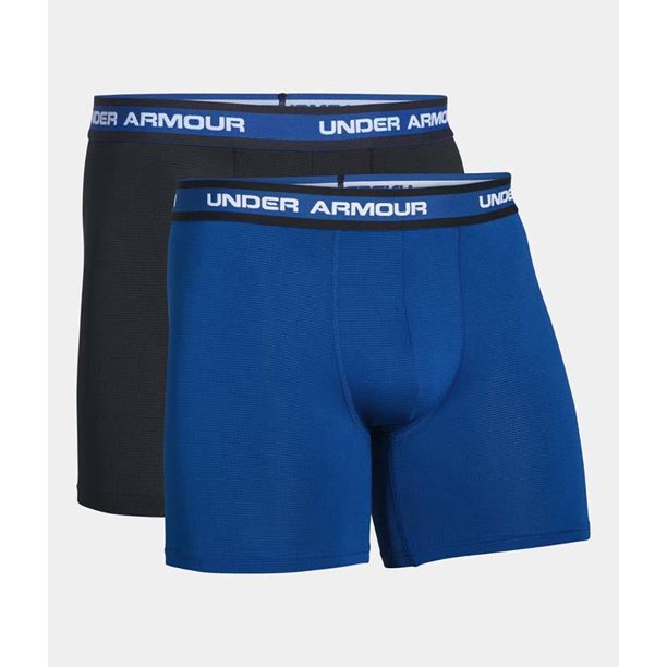 Under Armour Under Armour Men's UA Mesh Performance Boxerjock 2Pack 1277282 RYL/BLK Walmart