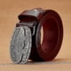 thumbnail image 3 of Men's Belt Cowhide Hip-hop Style Foreign Trade Motorcycle Belt, 3 of 5