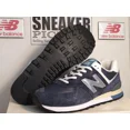 thumbnail image 2 of New Balance Men's Classic Running - Size: 8 - ML574TE - Blue / Sea Salt - NEW !, 2 of 6